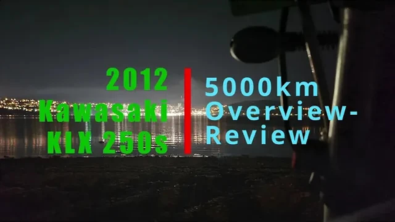 2012 Kawasaki Klx @5000km overview-review