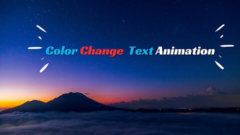 Color Change Text Effect