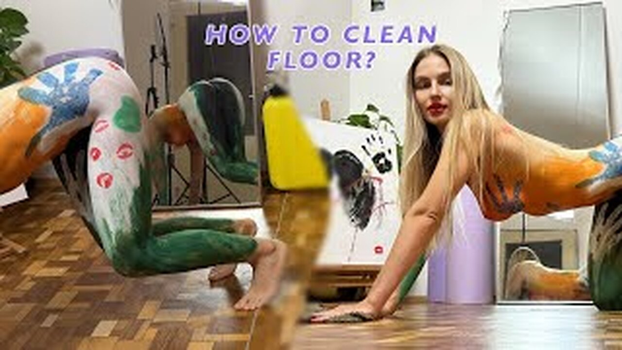 Body art suit How to clean a floor? Transparent Haul See Through Try On