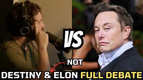 Destiny VS NOT Elon Musk Full X Debate After Destiny Unhinged Rant on X Post Assassination attempt