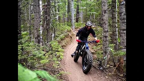 Shredding Sick Trails in Marquette ( Fatback Rhino )