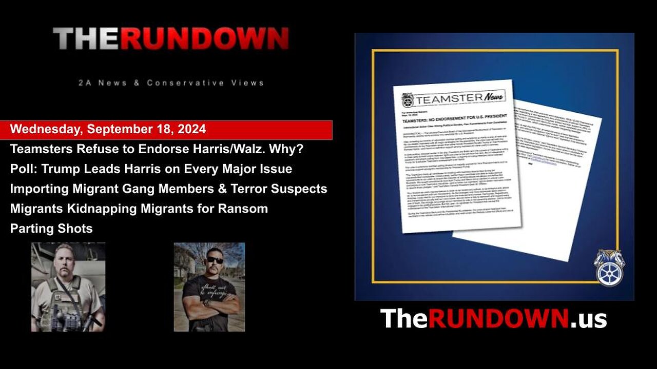 #789 - 60% of Teamsters Support Donald Trump, But Leadership Votes "No Endorsement"