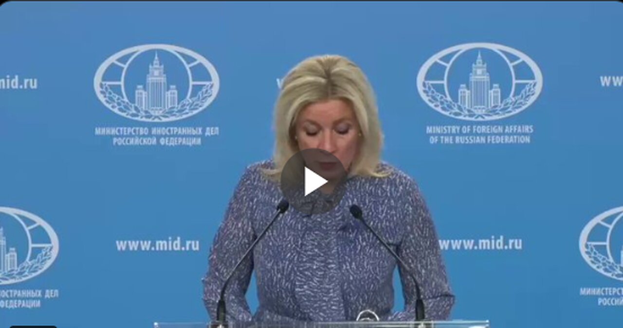 RUSSIA’S ZAKHAROVA: THE U.S. IS RESPONSIBLE FOR THE SITUATION IN THE MIDDLE EAST...