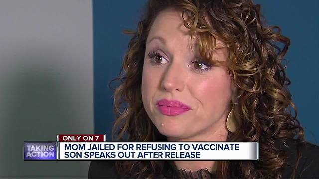 Metro Detroit mom jailed for not vaccinating son 'stood up for what I believe'