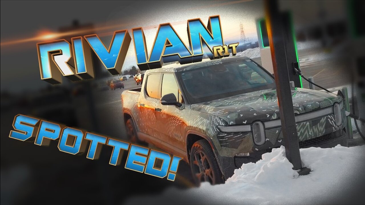 RIVIAN R1T Spotted! | What's Underneath?