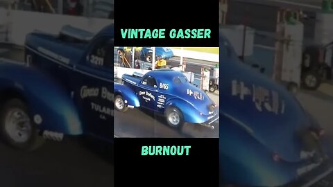 Vintage Gasser Smokey Burnout! #shorts