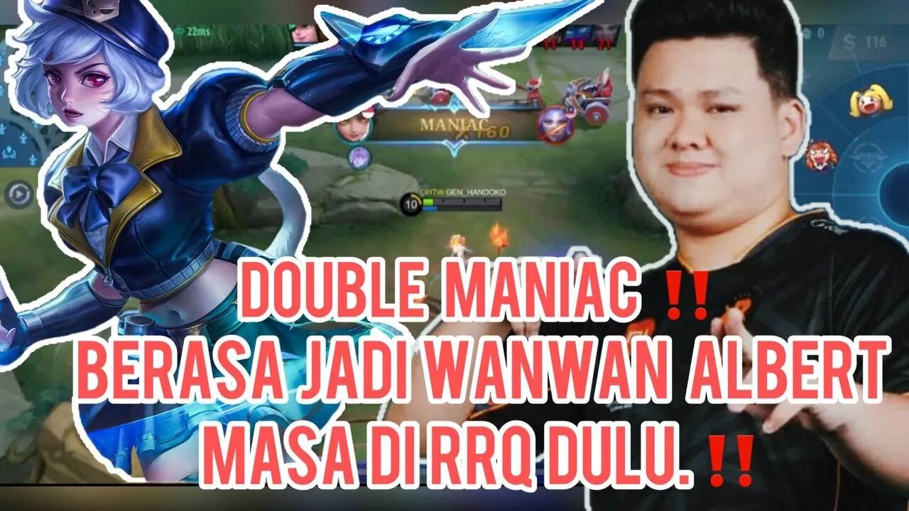 WANWAN TRUE DAMAGE ( DOUBLE MANIAC ) MOBILE LEGENDS