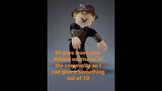 😍 RATING ROBLOX AVATAR ROBLOX TREND EIDT 2022 🥰 #itsdimroblox #shorts