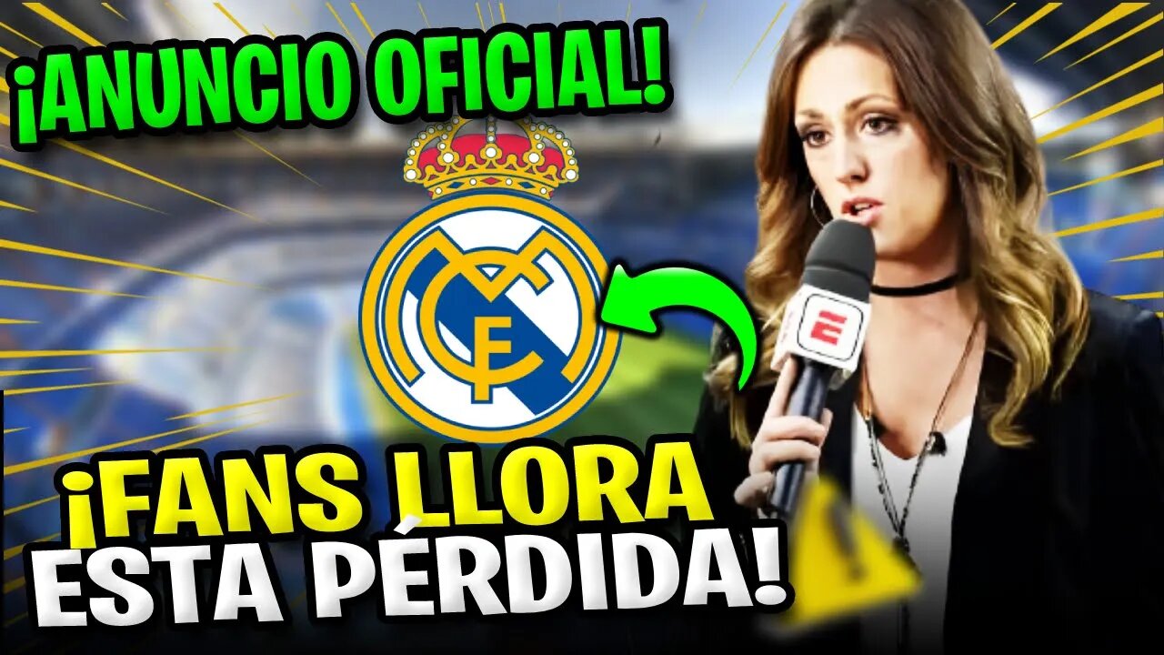 ¡YA SE HA CONFIRMADO! ¡INCREÍBLE! ¡NADIE CREYÓ! #noticiasdelrealmadrid