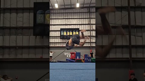 Do you think this is a good backfull? #flipping #parkour #trampoline #tricks #shorts