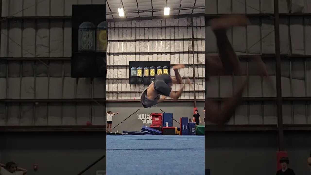 Do you think this is a good backfull? #flipping #parkour #trampoline #tricks #shorts