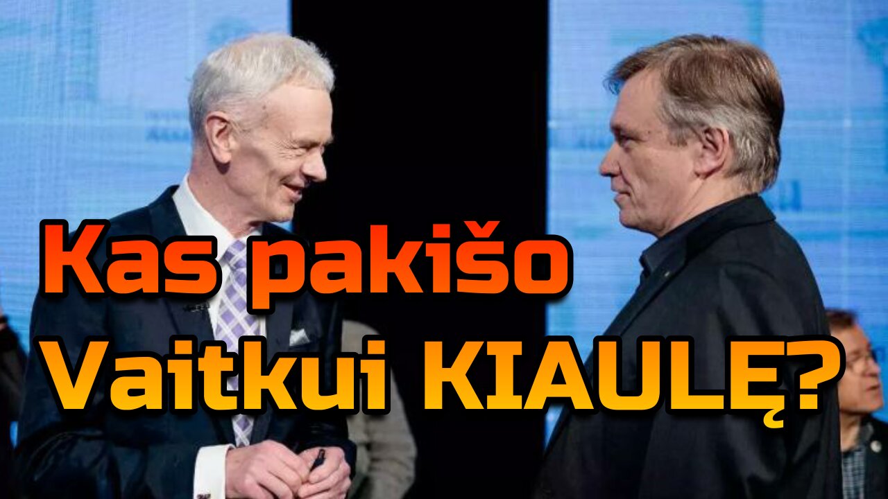 Kas pakišo Vaitkui KIAULĘ? • 2024 10 15 d.