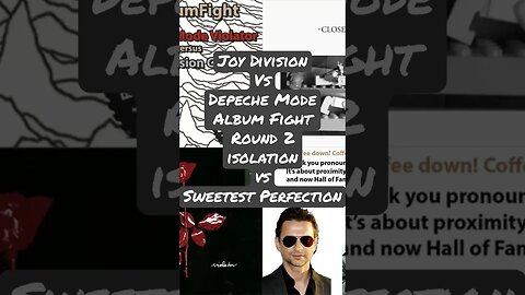 Joy Division vs Depeche Mode Album Fight Round 2 Isolation vs Sweetest Perfection, Pete A Turner