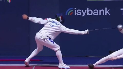 Epee Fencing - Simply beautiful! | Cimini G vs Bardenet A