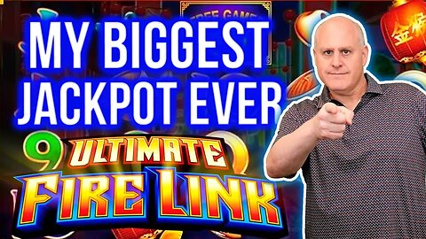 MY BIGGEST JACKPOT EVER Playing ULTIMATE FIRE LINK Power 4!