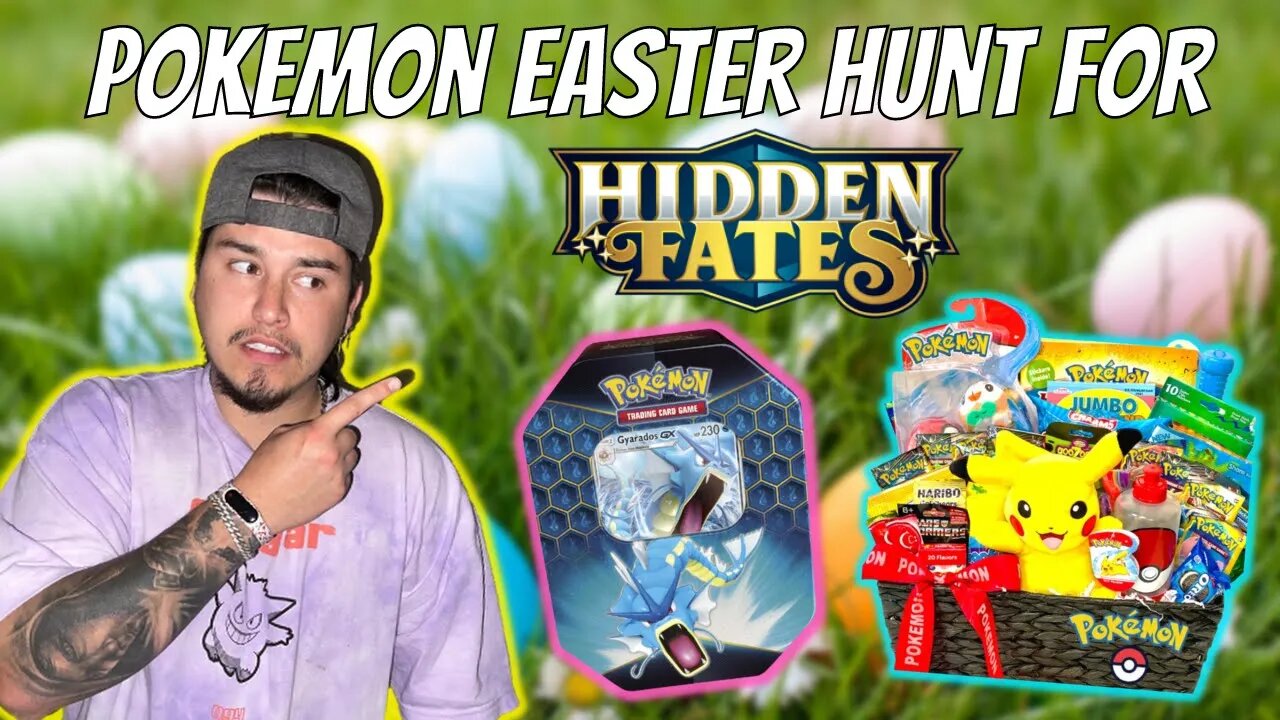 POKEMON EASTER HUNT FOR HIDDEN FATES!!