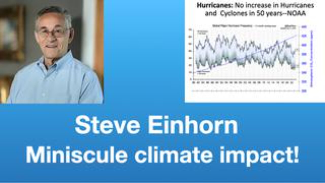 Steve Einhorn: Climate Change: What They Rarely Teach In College | Tom Nelson Pod #223