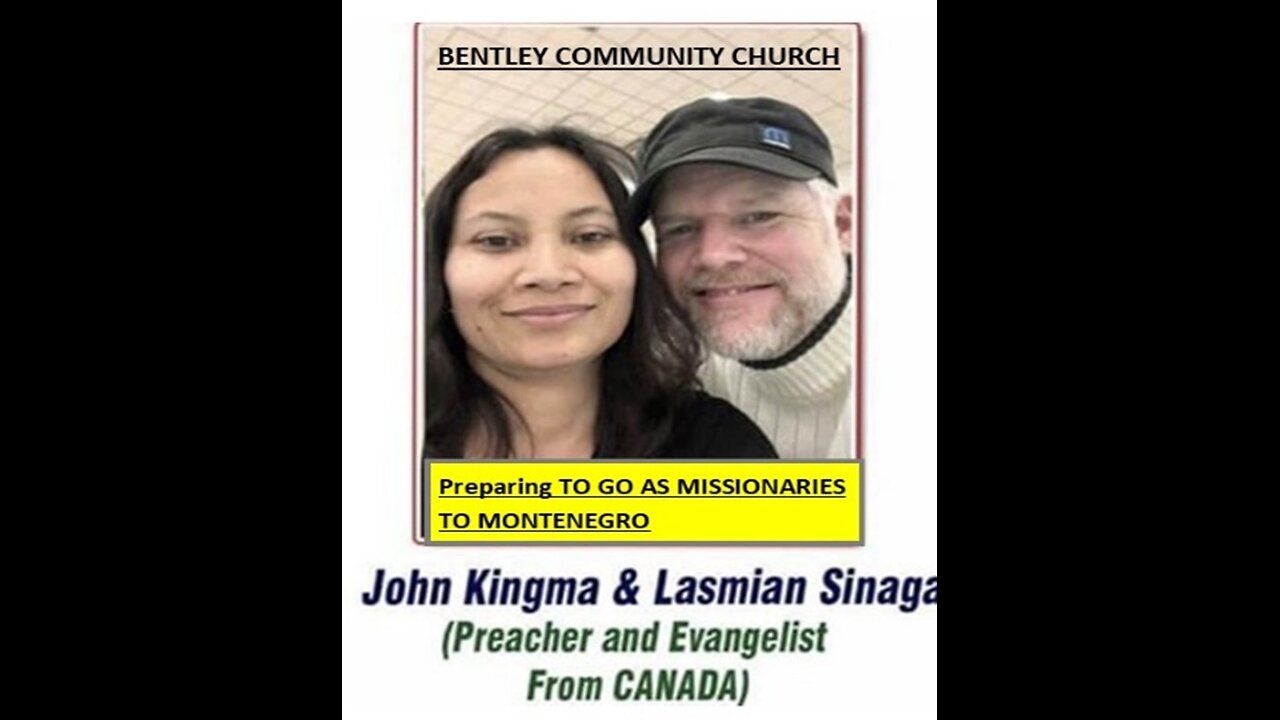 Pastor Missionary John Kingma only with better audio