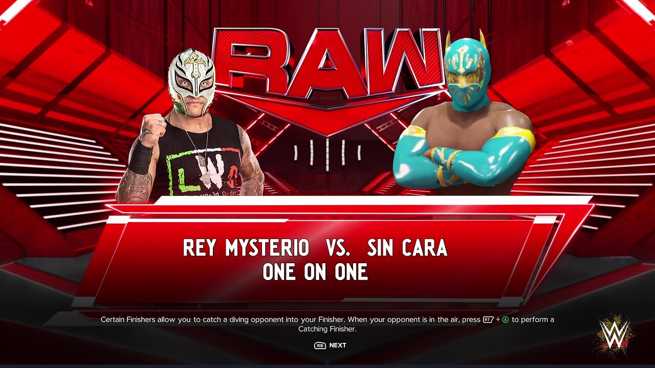 WWE 2k24 Rey Mysterio vs Sin Cara