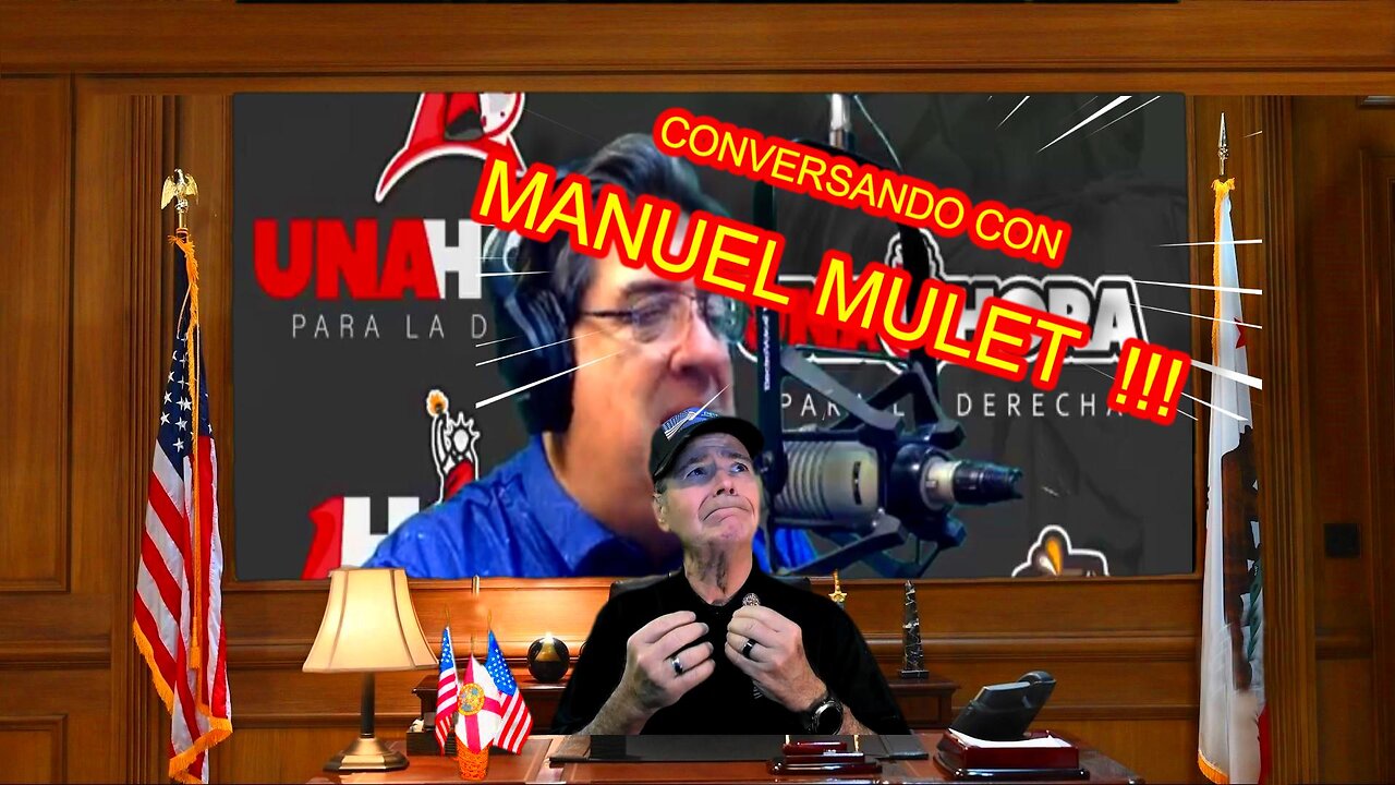 CONVERSANDO CON MANUEL MULET 08.20 - 7 PM
