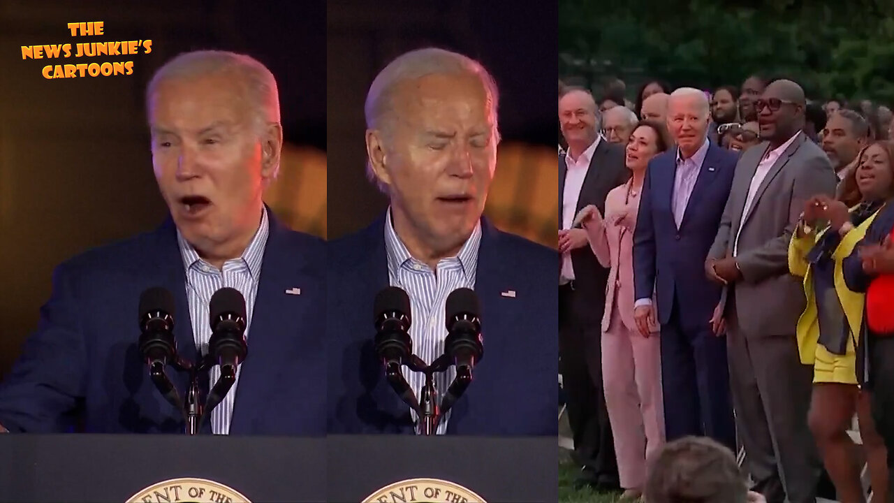 Creepy Biden: "Ghosts in new garments trying to take us back... we don't know fully what American soil is... she know long! She knew suhlongasuhijeruhhnied, our freedom can never be secured."