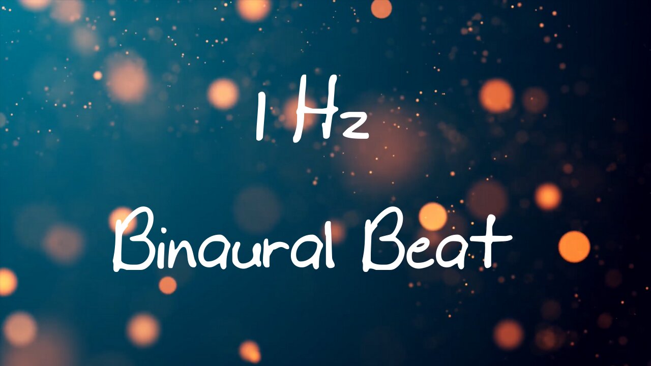 1 Hz Binaural Beat | Deep Meditation | 3 Hrs