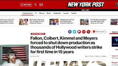 Woke Hollywood Writers Go On Strike