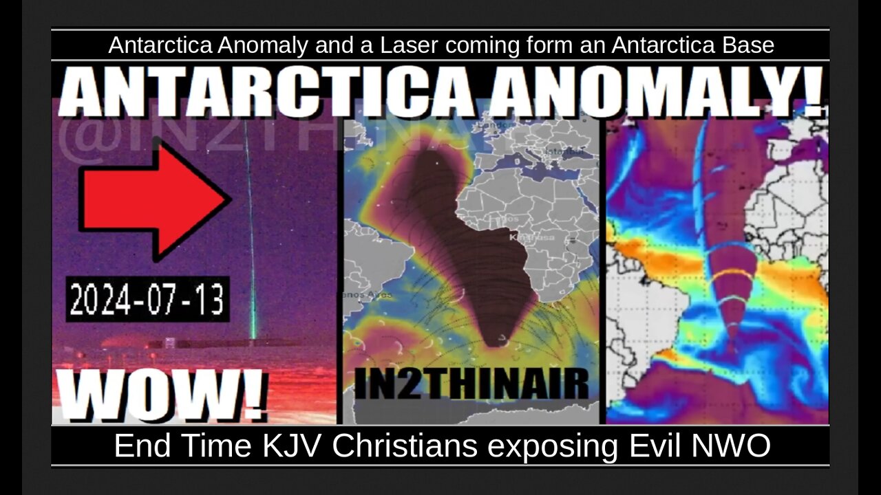 Antarctica Anomaly and a Laser coming from an Antarctica Base