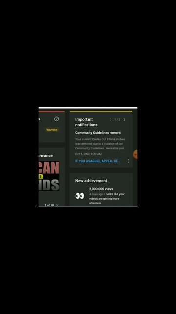 "Why did you delete all your videos in the first place?"