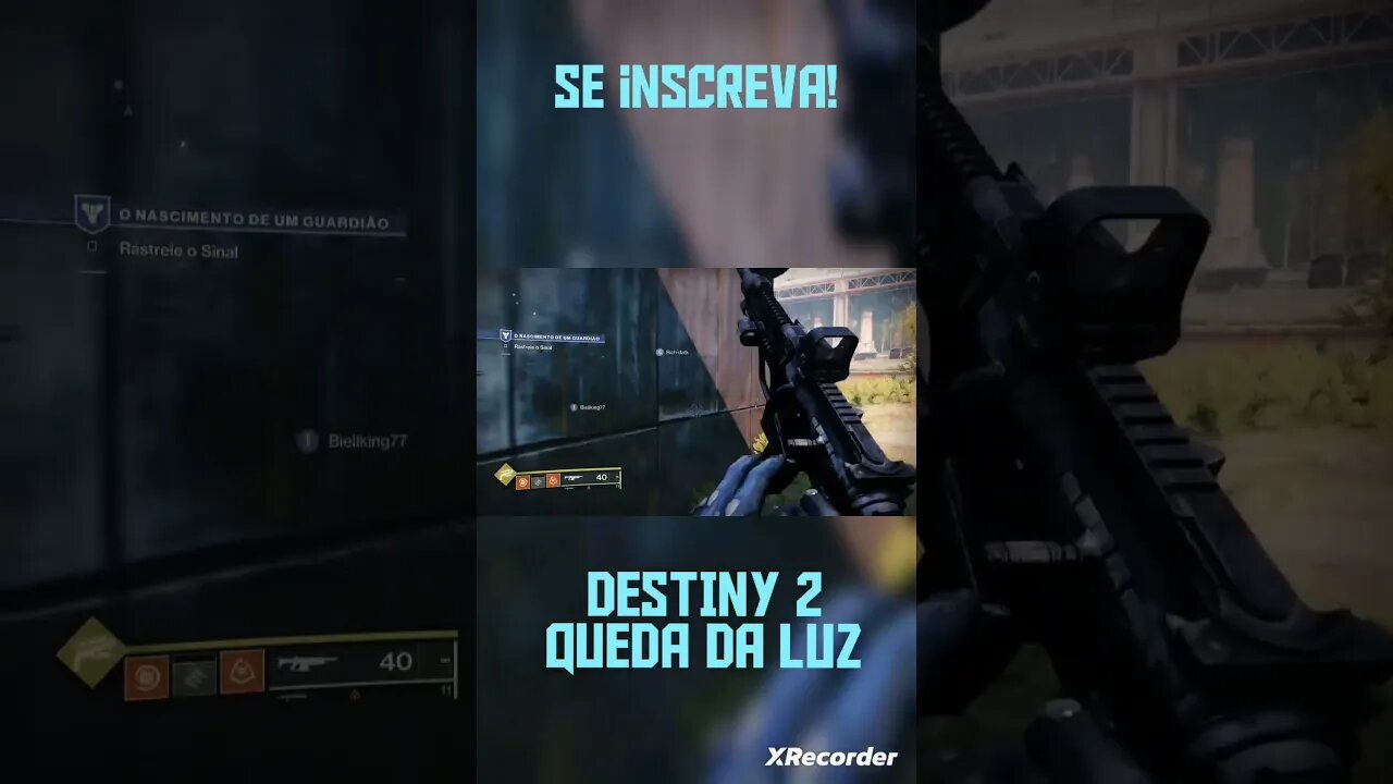 DESTINY 2 QUEDA DA LUZ! CAÇADOR #xboxseriess #shots #ps4