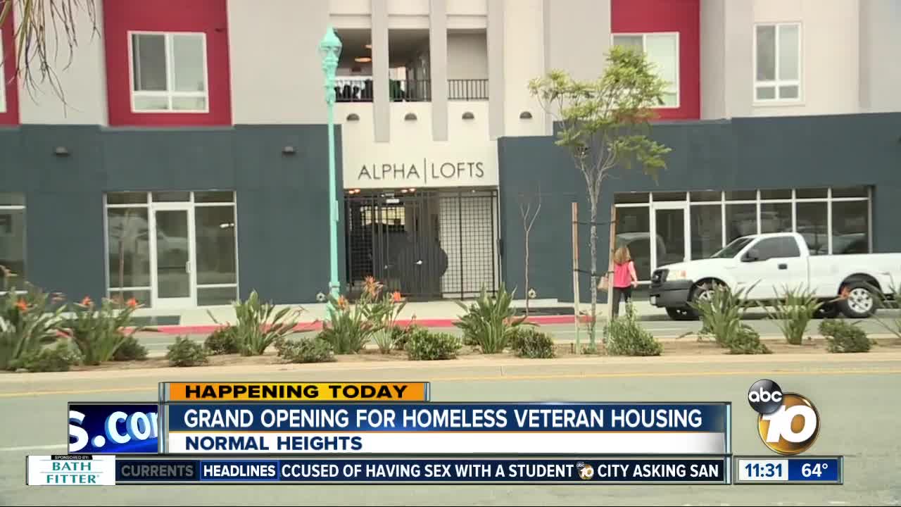 Homeless veterans get new homes