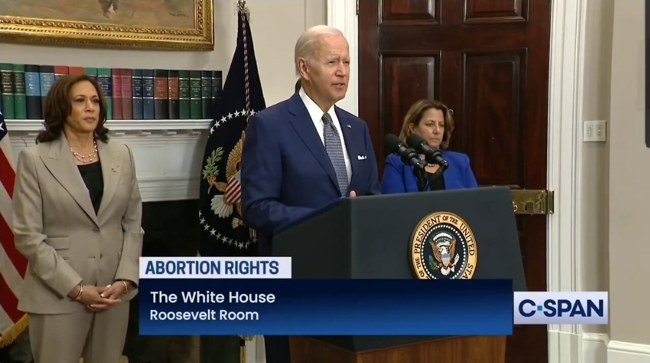 Biden: SCOTUS Overturning Roe v Wade Was Not a Decision Driven By The Constitution