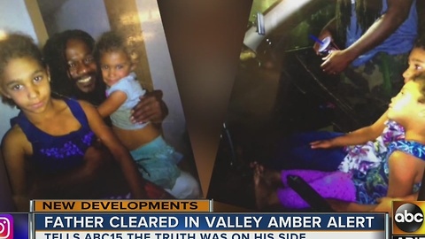 Valley father cleared of all charges after Amber Alert