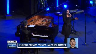 Performance of Amazing Grace in honor of Matthew Rittner