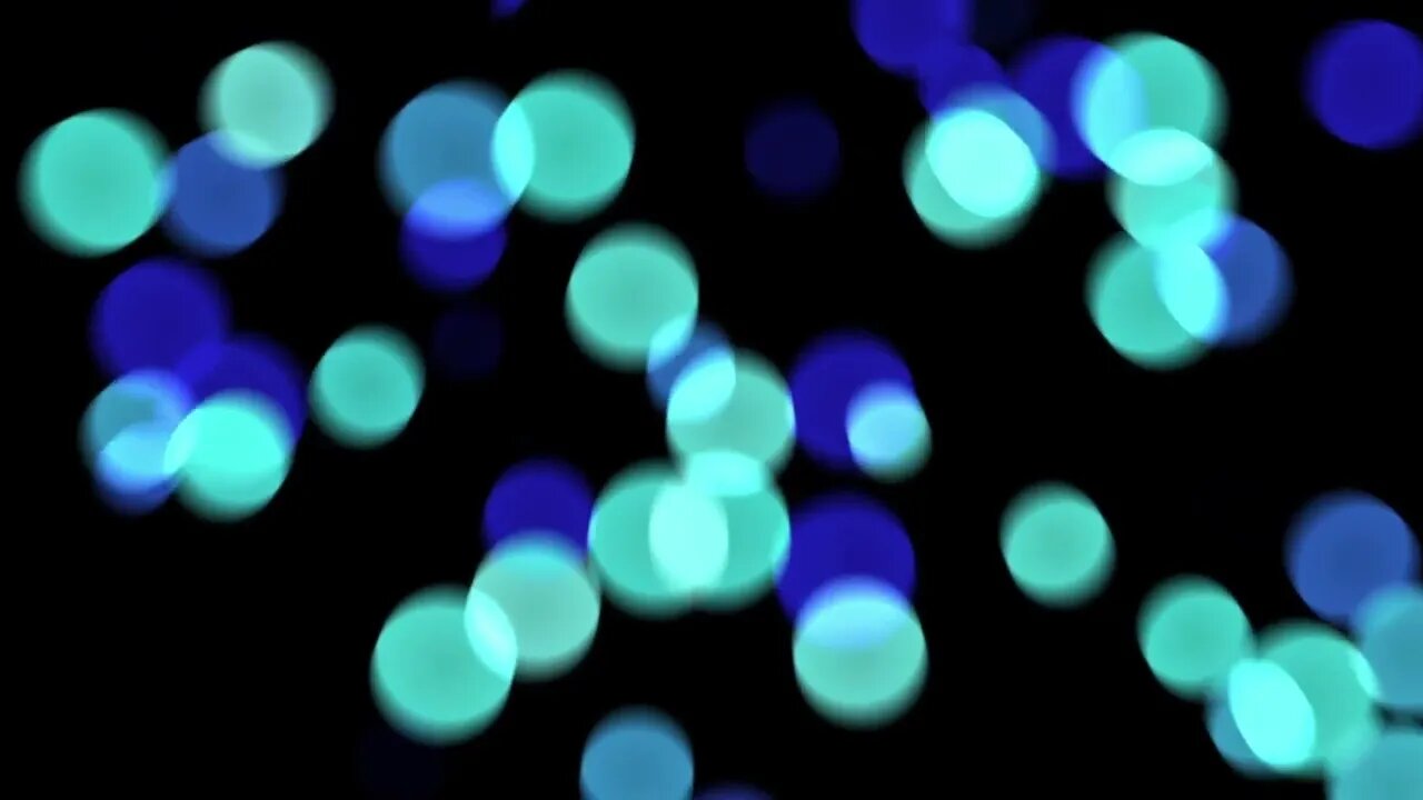 Relaxing Bokeh Glowing Lights | Screensaver & Music | Night Light | Sleep, Study, Work, Relax