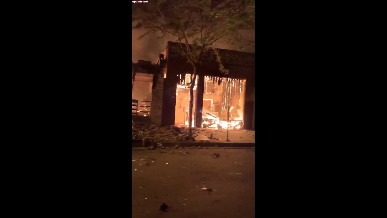 This is Minnesota on May 30, 2020. Tim Walz did nothing to stop it.