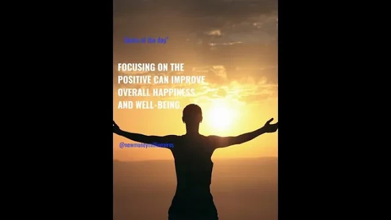Unlocking Happiness: The Power of Positive Focus