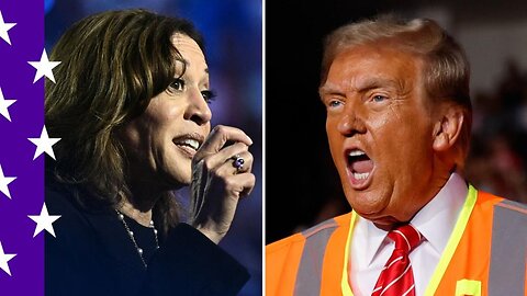 Trump speaks in garbage collector uniform in dig at Biden as Harris says 'we will win'