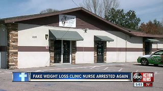 Fake weight loss nurse allegedly practicing health care without a license arrested again