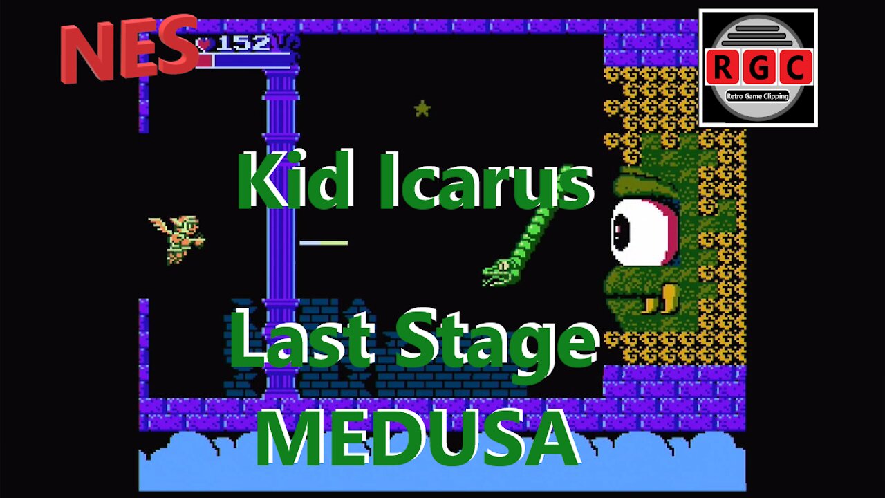 Kid Icarus - Last Stage Medusa - Retro Game Clipping