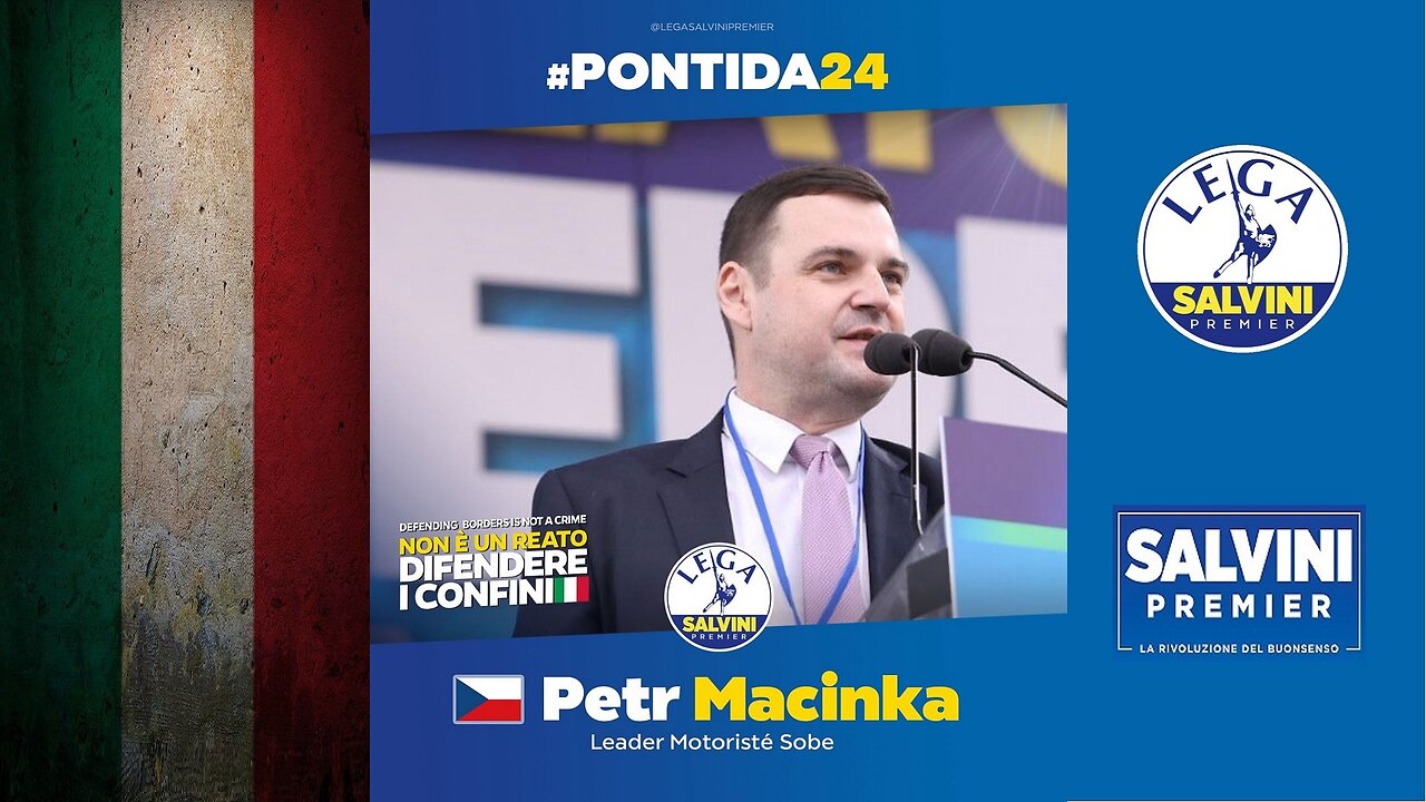 🔴 Petr Macinka - #Pontida #Pontida2024