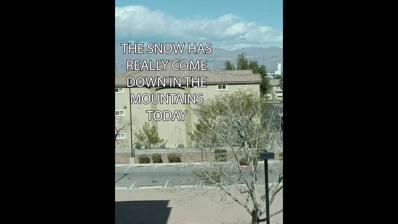 SNOW IN THE LAS VEGAS MOUNTAINS