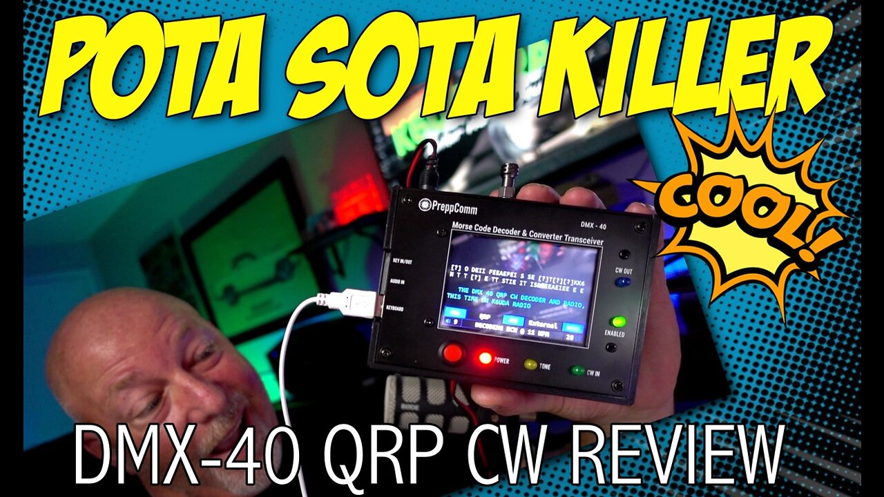 The POTA SOTA CW Killer Ham Radio DMX-40 Review + Real American Heroes