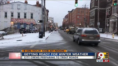 City road crews started prepping for winter over the summer