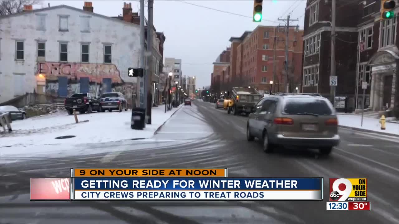 City road crews started prepping for winter over the summer