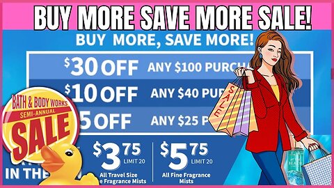 Buy More Save More Sale at Bath & Body Works | $5.75 Fine Fragrance Mist Sale| #bathandbodyworks