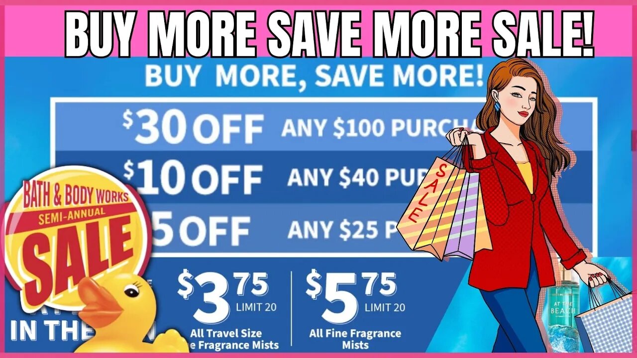 Buy More Save More Sale at Bath & Body Works | $5.75 Fine Fragrance Mist Sale| #bathandbodyworks