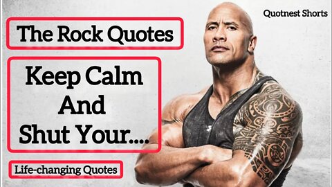 Quotes Of The Day By DWAYNE JOHNSON | #quotes #Quotnest #dwanejohnson #dailyquotes #shortquotes