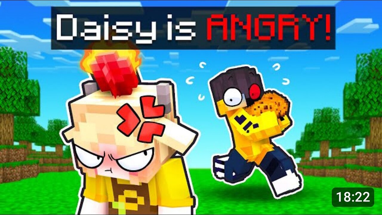 Daisy is Angry in minecraft!