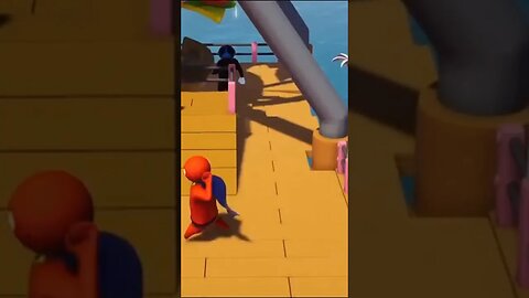 Clocked by a burger! #gangbeasts #gangbeastsfunnymoments #gamingvideos #gaming #fails